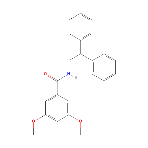 N-(2,2-diphenylethyl)-3,5-dimethoxybenzamide (CAS: 169466-35-7) - Related Chemical Product