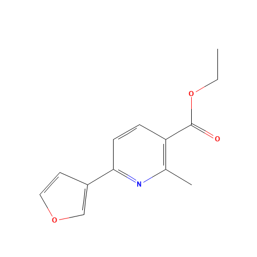 ethyl 6-(furan-3-yl)-2-methylpyridine-3-carboxylate (CAS: 53913-04-5) - Related Chemical Product