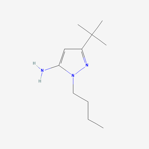 2-butyl-5-tert-butylpyrazol-3-amine (CAS: 1217419-21-0) - Related Chemical Product