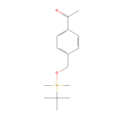 1-[4-[[tert-butyl(dimethyl)silyl]oxymethyl]phenyl]ethanone (CAS: 93131-87-4) - Related Chemical Product