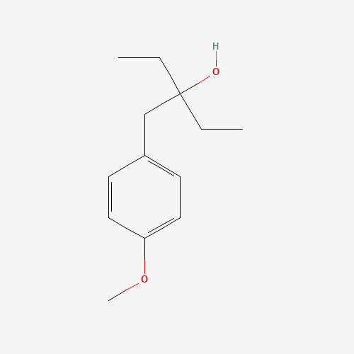 3-[(4-methoxyphenyl)methyl]pentan-3-ol (CAS: 198226-57-2) - Related Chemical Product