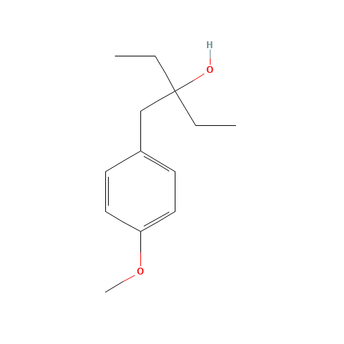 3-[(4-methoxyphenyl)methyl]pentan-3-ol (CAS: 198226-57-2) - Related Chemical Product