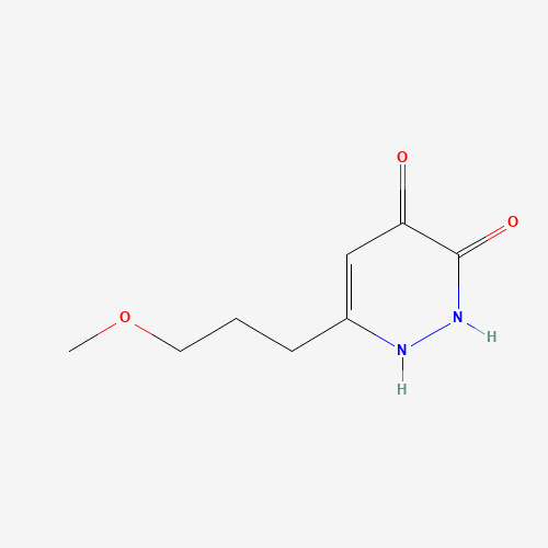 6-(3-methoxypropyl)-1,2-dihydropyridazine-3,4-dione (CAS: 1436827-17-6) - Chemical Structure and Molecular Formula 
