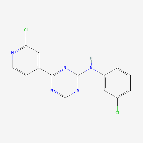 N-(3-chlorophenyl)-4-(2-chloropyridin-4-yl)-1,3,5-triazin-2-amine (CAS: 652153-37-2) - Related Chemical Product