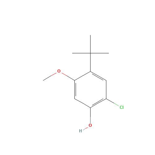 4-tert-butyl-2-chloro-5-methoxyphenol (CAS: 38946-61-1) - Related Chemical Product