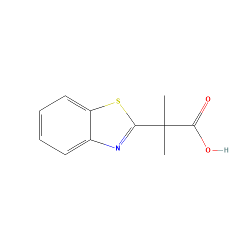2-(1,3-benzothiazol-2-yl)-2-methylpropanoic acid (CAS: 125305-80-8) - Related Chemical Product