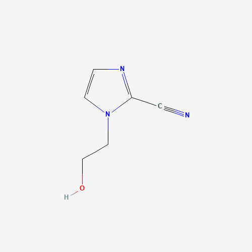 1-(2-hydroxyethyl)imidazole-2-carbonitrile (CAS: 1449144-37-9) - Chemical Structure and Molecular Formula 