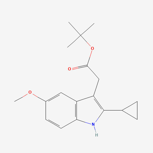 tert-butyl 2-(2-cyclopropyl-5-methoxy-1H-indol-3-yl)acetate (CAS: 53712-71-3) - Related Chemical Product