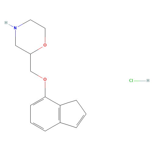 2-(3H-inden-4-yloxymethyl)morpholine;hydrochloride (CAS: 65043-22-3) - Related Chemical Product