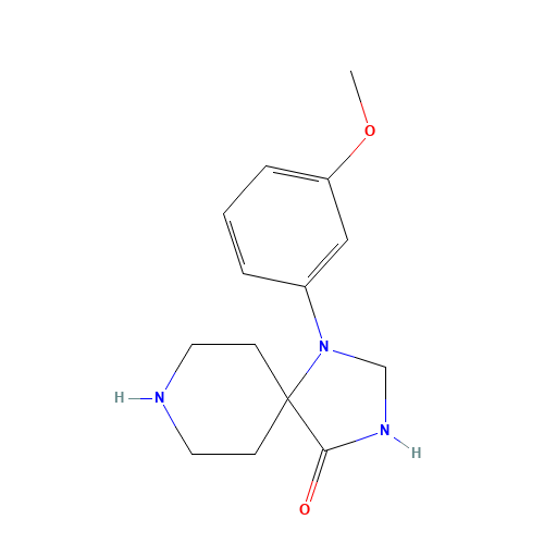 1-(3-methoxyphenyl)-1,3,8-triazaspiro[4.5]decan-4-one (CAS: 716327-42-3) - Related Chemical Product