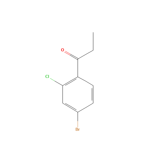 1-(4-bromo-2-chlorophenyl)propan-1-one (CAS: 166525-97-9) - Related Chemical Product