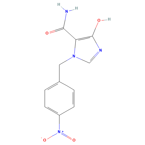 5-hydroxy-3-[(4-nitrophenyl)methyl]imidazole-4-carboxamide (CAS: 82439-87-0) - Related Chemical Product