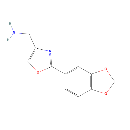 [2-(1,3-benzodioxol-5-yl)-1,3-oxazol-4-yl]methanamine (CAS: 885273-48-3) - Related Chemical Product