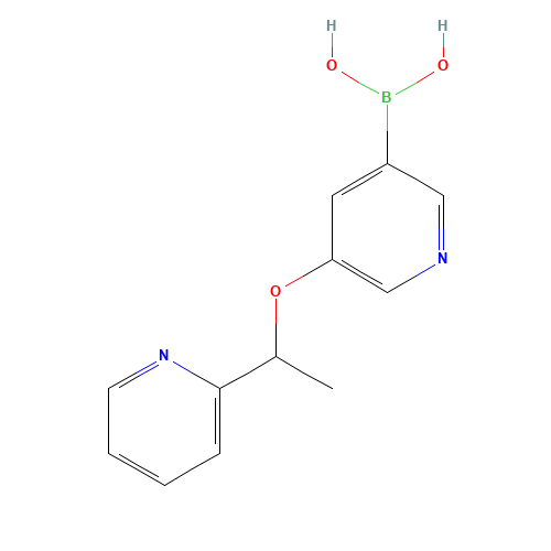 [5-(1-pyridin-2-ylethoxy)pyridin-3-yl]boronic acid (CAS: 1610520-32-5) - Related Chemical Product