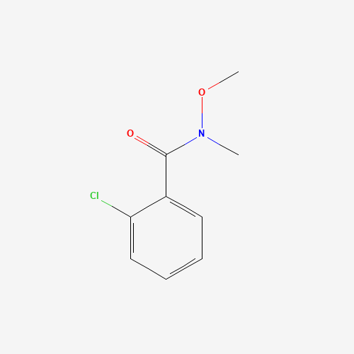 2-chloro-N-methoxy-N-methylbenzamide (CAS: 289686-74-4) - Chemical Structure and Molecular Formula 