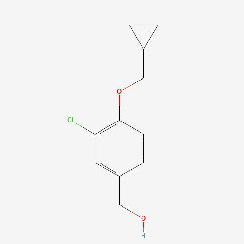 [3-chloro-4-(cyclopropylmethoxy)phenyl]methanol (CAS: 1224719-10-1) - Related Chemical Product