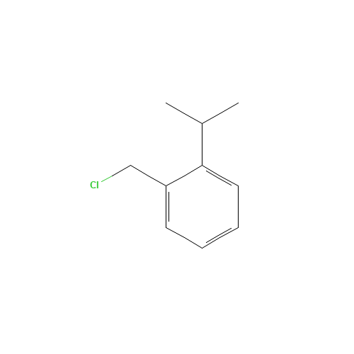 1-(chloromethyl)-2-propan-2-ylbenzene (CAS: 20034-71-3) - Chemical Structure and Molecular Formula 