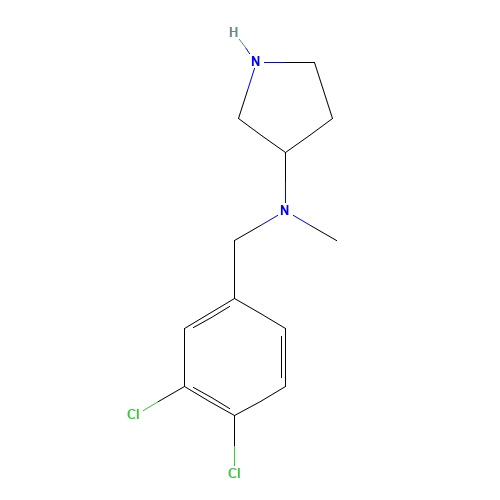 N-[(3,4-dichlorophenyl)methyl]-N-methylpyrrolidin-3-amine (CAS: 1339219-70-3) - Related Chemical Product