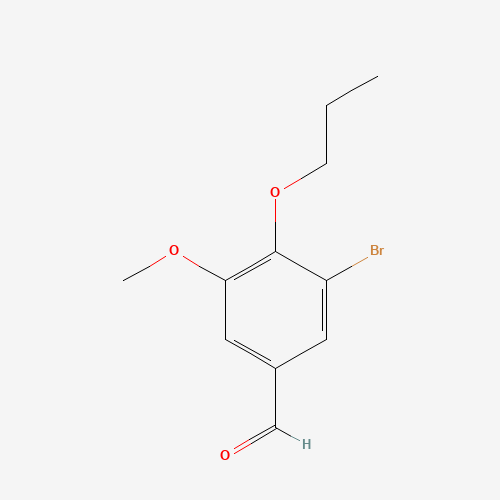3-bromo-5-methoxy-4-propoxybenzaldehyde (CAS: 91335-52-3) - Related Chemical Product