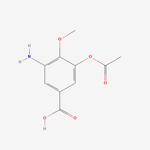 3-acetyloxy-5-amino-4-methoxybenzoic acid (CAS: 343957-06-2) - Related Chemical Product