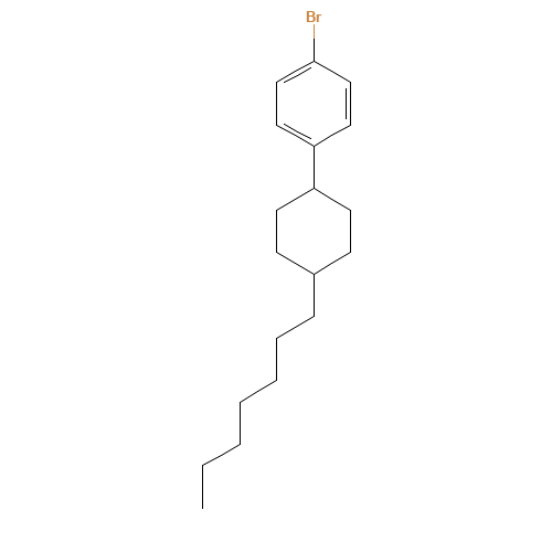 1-bromo-4-(4-heptylcyclohexyl)benzene (CAS: 101532-38-1) - Related Chemical Product