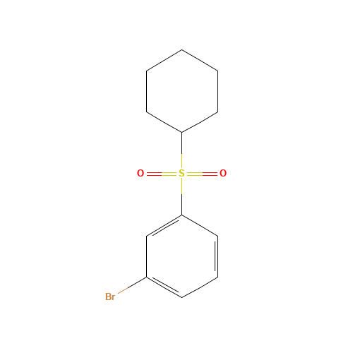 1-bromo-3-cyclohexylsulfonylbenzene (CAS: 686351-07-5) - Related Chemical Product