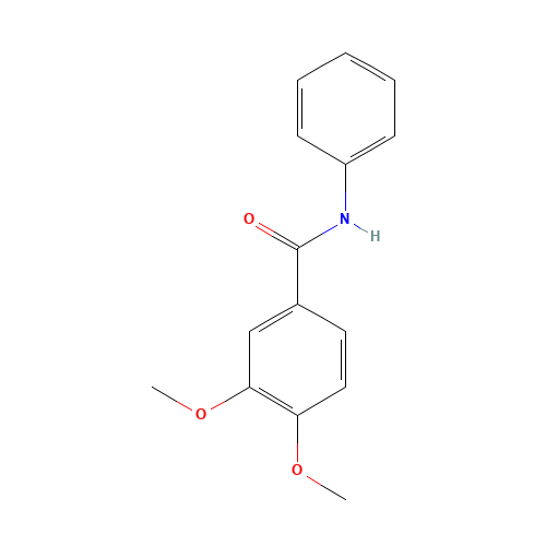 3,4-dimethoxy-N-phenylbenzamide (CAS: 1522-67-4) - Related Chemical Product