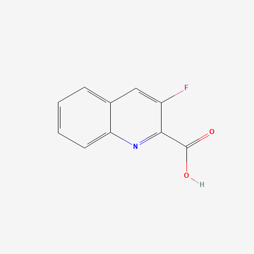 3-fluoroquinoline-2-carboxylic acid (CAS: 834884-07-0) - Chemical Structure and Molecular Formula 