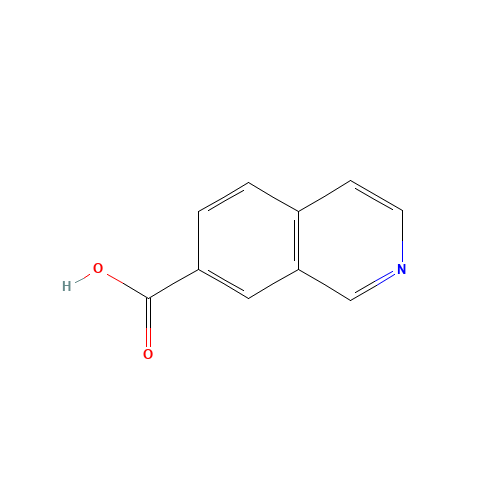 isoquinoline-7-carboxylic acid (CAS: 221050-96-0) - Chemical Structure and Molecular Formula 