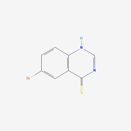 6-bromo-1H-quinazoline-4-thione (CAS: 544461-20-3) - Chemical Structure and Molecular Formula 
