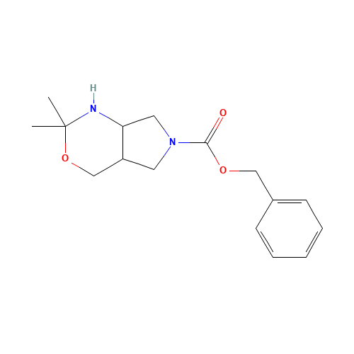 benzyl 2,2-dimethyl-1,4,4a,5,7,7a-hexahydropyrrolo[3,4-d][1,3]oxazine-6-carboxylate (CAS: 1346597-57-6) - Related Chemical Product