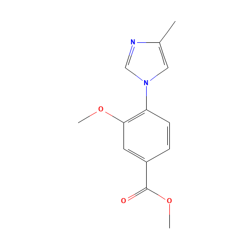 methyl 3-methoxy-4-(4-methylimidazol-1-yl)benzoate (CAS: 870837-21-1) - Related Chemical Product