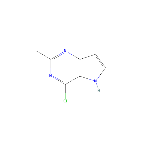 4-chloro-2-methyl-5H-pyrrolo[3,2-d]pyrimidine (CAS: 65749-86-2) - Related Chemical Product