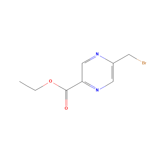 ethyl 5-(bromomethyl)pyrazine-2-carboxylate (CAS: 586378-30-5) - Related Chemical Product