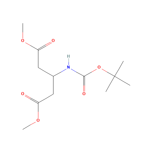 dimethyl 3-[(2-methylpropan-2-yl)oxycarbonylamino]pentanedioate (CAS: 82803-55-2) - Related Chemical Product