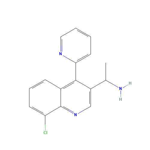1-(8-chloro-4-pyridin-2-ylquinolin-3-yl)ethanamine (CAS: 1374200-23-3) - Related Chemical Product