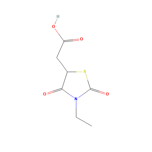 2-(3-ethyl-2,4-dioxo-1,3-thiazolidin-5-yl)acetic acid (CAS: 499199-10-9) - Related Chemical Product