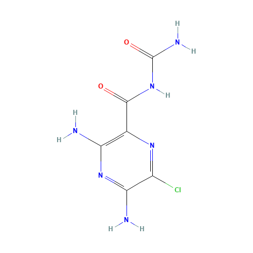 3,5-diamino-N-carbamoyl-6-chloropyrazine-2-carboxamide (CAS: 23656-84-0) - Related Chemical Product