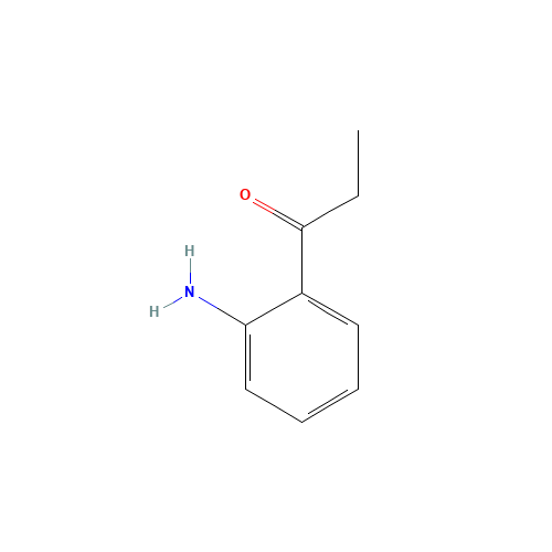 1-(2-aminophenyl)propan-1-one (CAS: 1196-28-7) - Chemical Structure and Molecular Formula 
