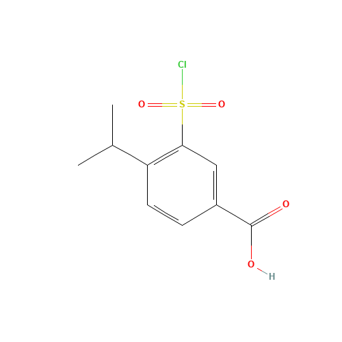 3-chlorosulfonyl-4-propan-2-ylbenzoic acid (CAS: 59815-29-1) - Related Chemical Product