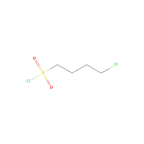 4-chlorobutane-1-sulfonyl chloride (CAS: 1633-84-7) - Chemical Structure and Molecular Formula 