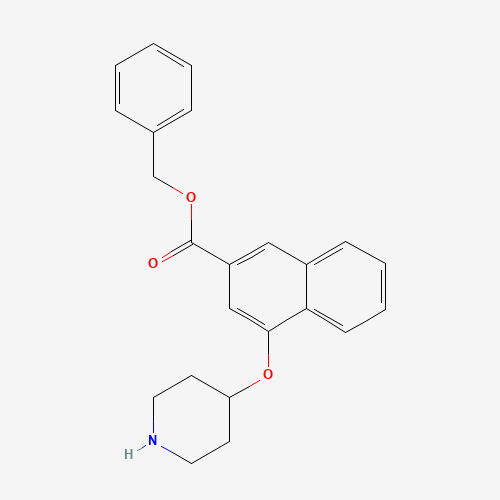 benzyl 4-piperidin-4-yloxynaphthalene-2-carboxylate (CAS: 1443208-82-9) - Related Chemical Product