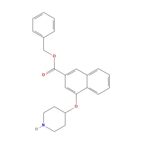 benzyl 4-piperidin-4-yloxynaphthalene-2-carboxylate (CAS: 1443208-82-9) - Related Chemical Product
