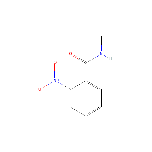 N-methyl-2-nitrobenzamide (CAS: 3400-29-1) - Chemical Structure and Molecular Formula 