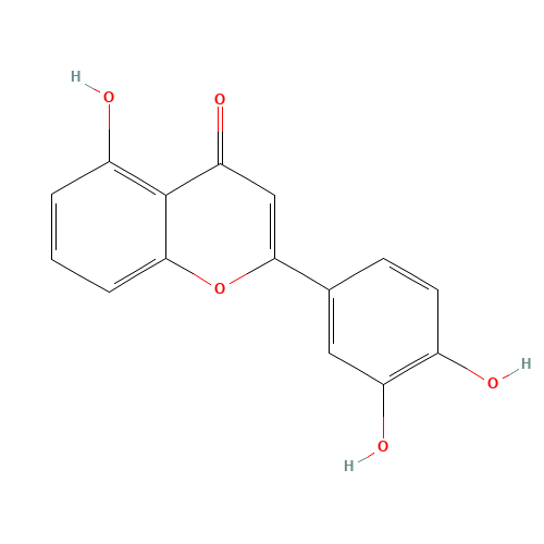 2-(3,4-dihydroxyphenyl)-5-hydroxychromen-4-one (CAS: 19852-25-6) - Related Chemical Product