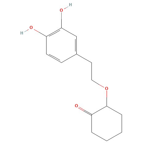 2-[2-(3,4-dihydroxyphenyl)ethoxy]cyclohexan-1-one (CAS: 1360728-92-2) - Related Chemical Product