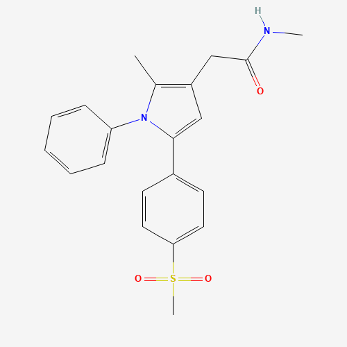 N-methyl-2-[2-methyl-5-(4-methylsulfonylphenyl)-1-phenylpyrrol-3-yl]acetamide (CAS: 1005451-50-2) - Related Chemical Product