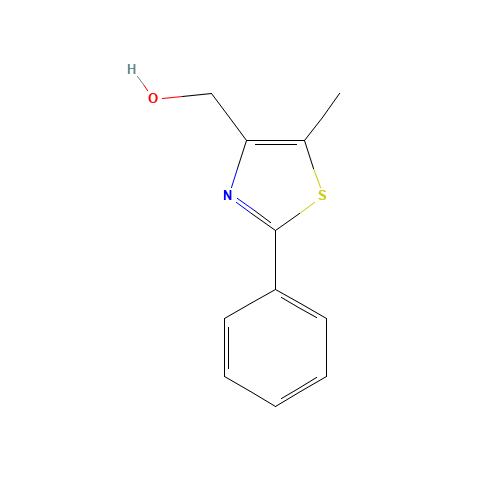 (5-methyl-2-phenyl-1,3-thiazol-4-yl)methanol (CAS: 334018-22-3) - Chemical Structure and Molecular Formula 