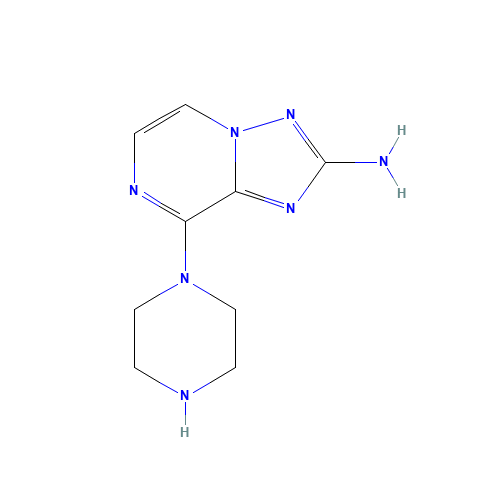 8-piperazin-1-yl-[1,2,4]triazolo[1,5-a]pyrazin-2-amine (CAS: 1360612-96-9) - Related Chemical Product