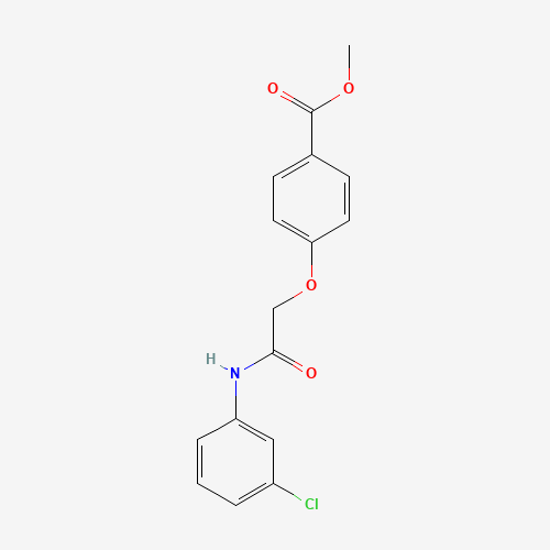 methyl 4-[2-(3-chloroanilino)-2-oxoethoxy]benzoate (CAS: 852980-83-7) - Related Chemical Product